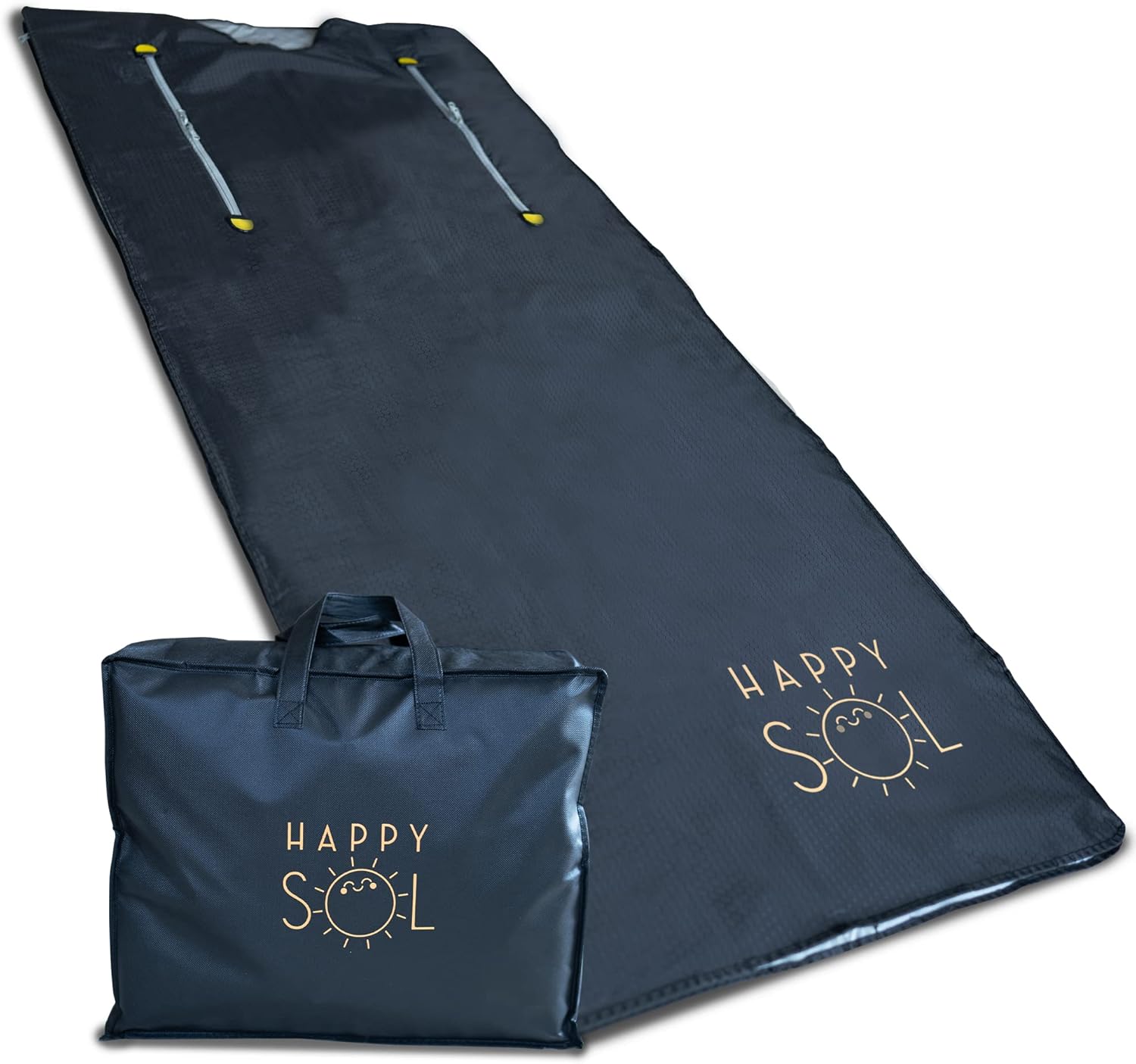 Far Infrared Sauna Blanket - Updated Design - Portable Sauna for Home Therapy and Detox - Black Sauna Blanket, Personal Sauna, Portable Spa