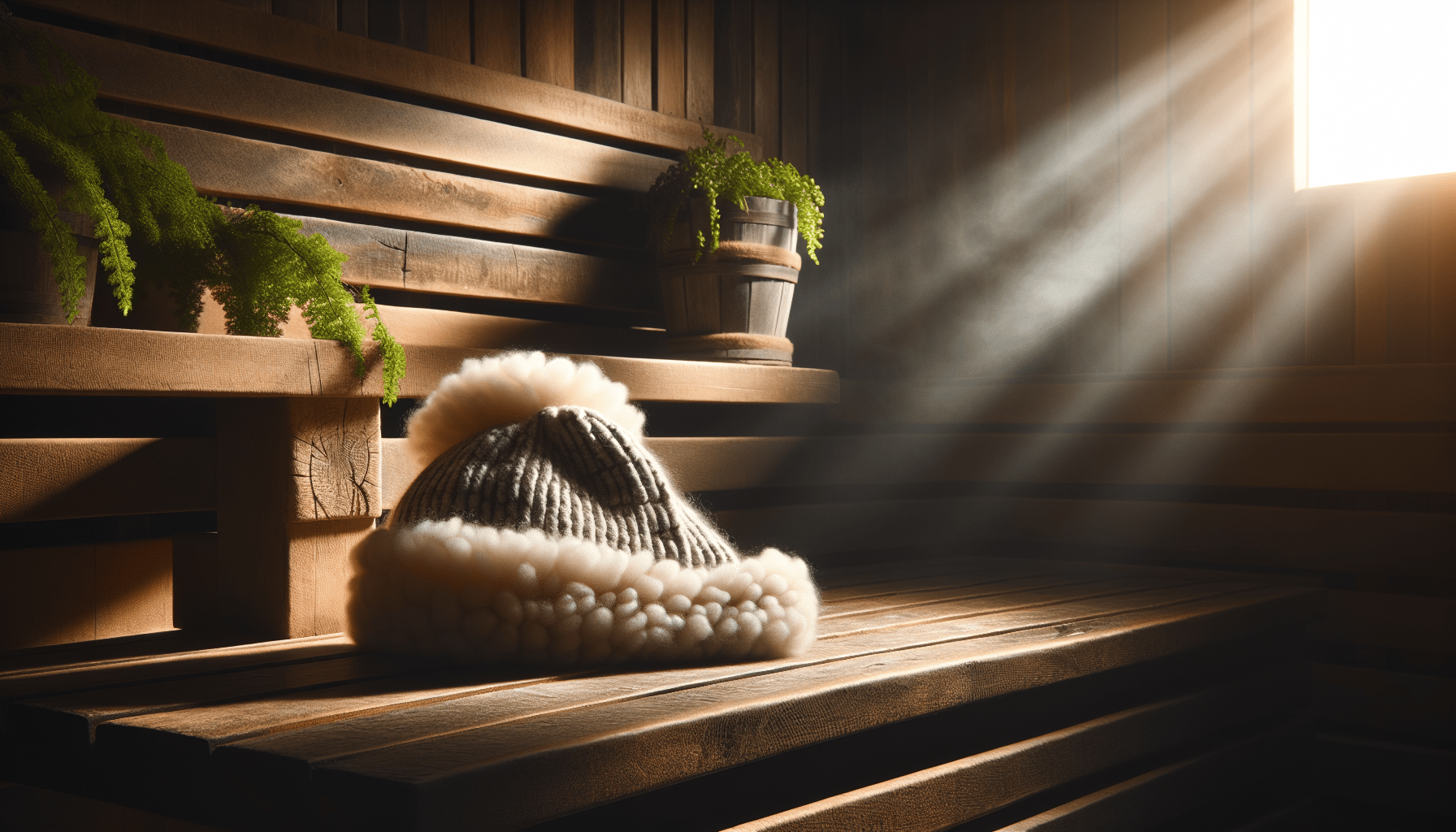 Traditional Sauna Hat - Sheeps Wool Felt Sauna Hats - The Main Russian Banya Accessories - Finnish Sauna Hat for Men and Women - Head Protection from Hot Steam - Knight Spa Hat