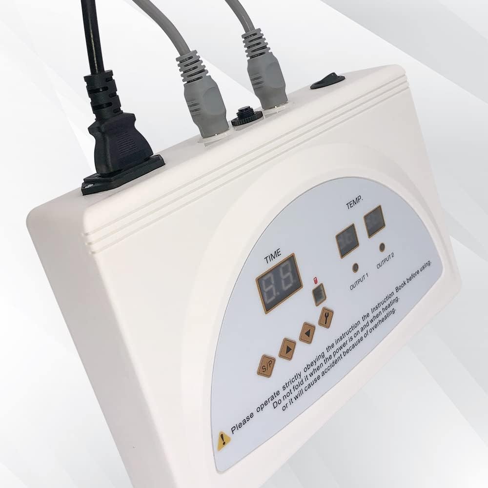 Infrared Sauna Blanket Controller, Digital Heat 2 Zone Sauna with Remote Control, Professional Detox Anti Ageing Beauty Machine, Sauna Blanket Replacement Parts (NOT Included Blankets) Infrared Sauna Blanket Controller, Digital Heat 2 Zone Sauna with Remote Control, Professional Detox Anti Ageing Beauty Machine, Sauna Blanket Replacement Parts (NOT Included Blankets)