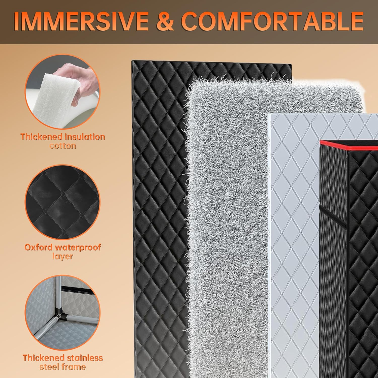 Portable Steam Sauna for Home,Sauna Box with 9-level Heating,0-99 minute timer,Personal Sauna Tent for Home with 2.6L 1000W Steam Steamer,Remote Control,Folding Chair.Relax and Healthy at Home Sauna