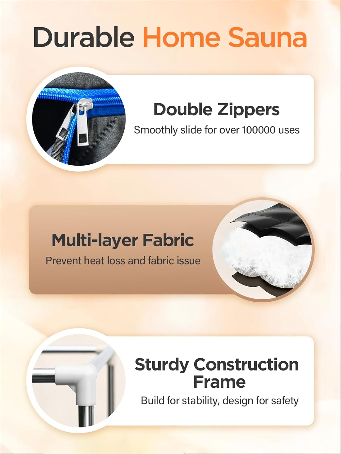 Sauna Box, Portable Sauna for Home, Personal Steam Sauna Tent with 1200W 3L Steamer Heater, 15 Levels, Remote Control, Foldable Chair, Cozy Size 36 * 36 * 71 inch-Blue