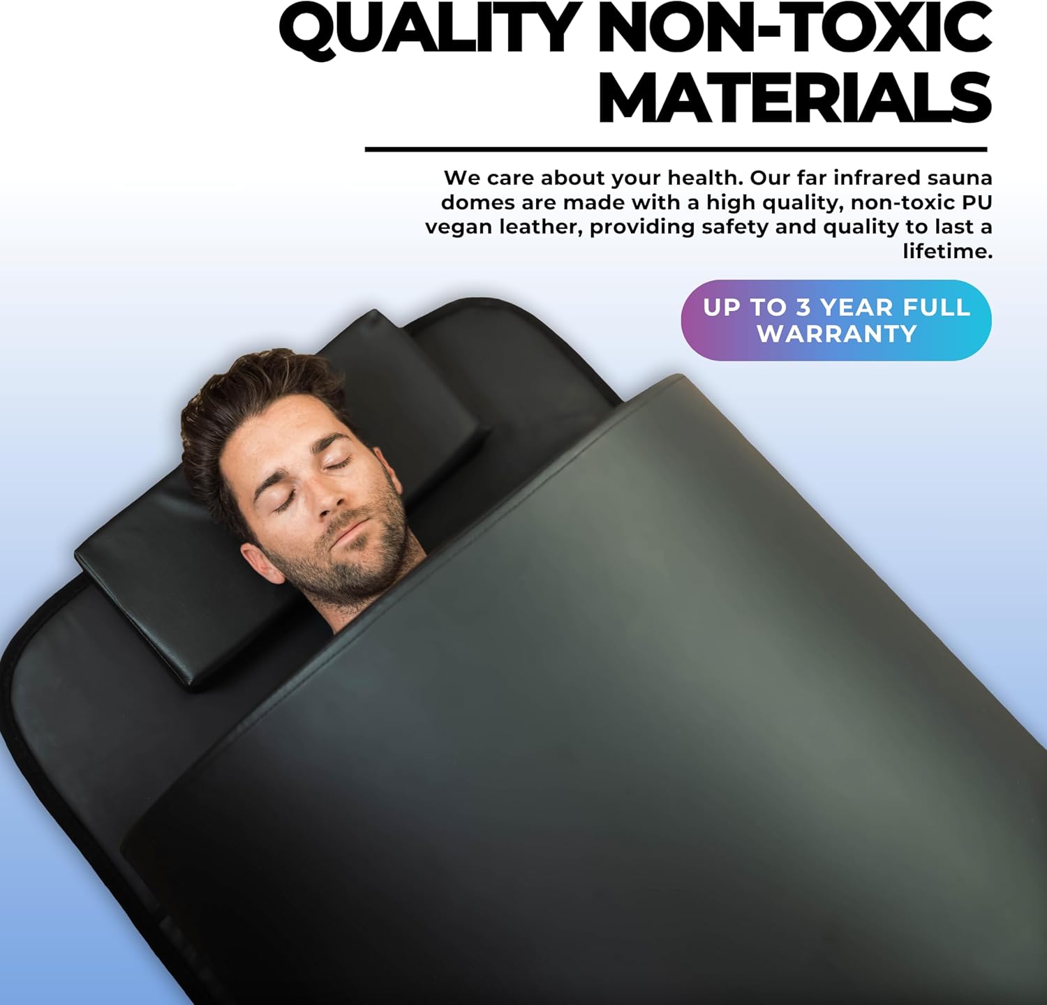 1Love Luxor Pro XL Far Infrared Sauna Dome | 0 EMFs, ELFs  VOCs | 10 Minute Preheat | 1200W/110V Power | Personal Sauna | 1 Person Sauna | Portable Dry Sauna | Home Sauna | Therapeutic Stones