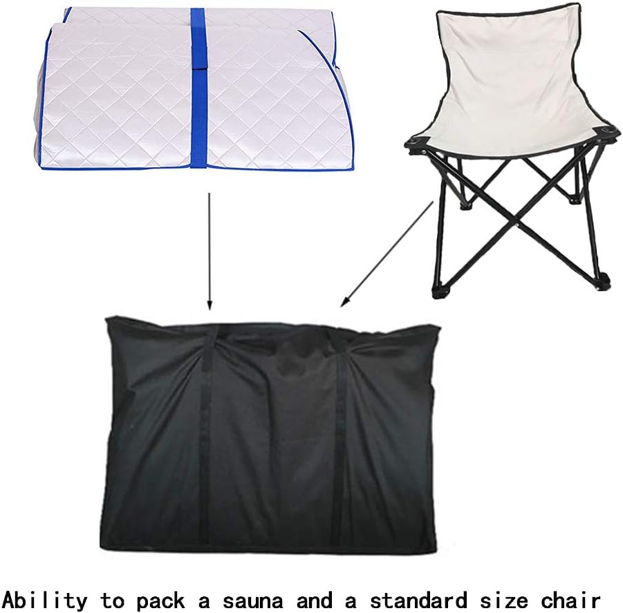 Smartmak Far Infrared Sauna Cover, Portable Carry Bag Fit for Standard Size 37.4X x 31.5 inches Sauna Tent-L