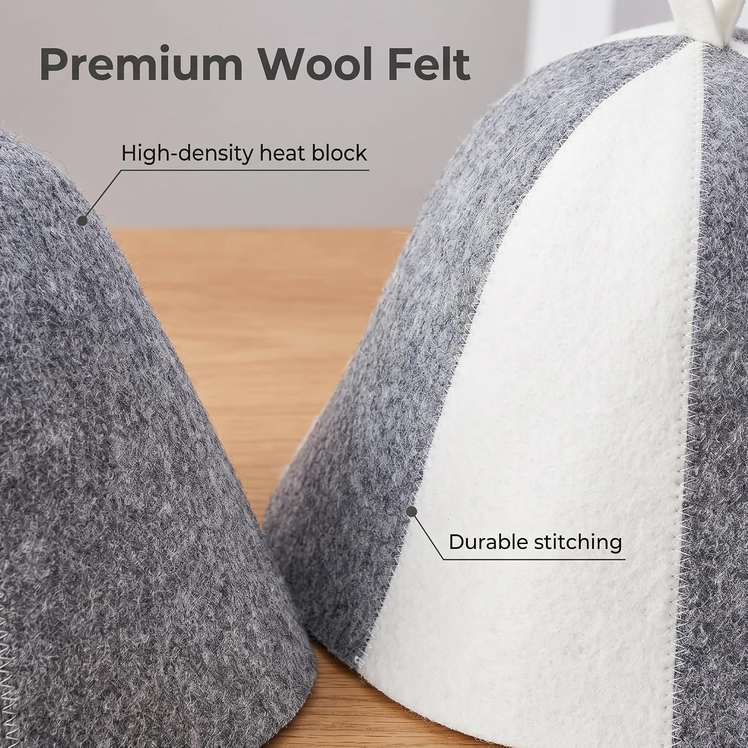 https://www.amazon.com/dp/B0CXHH7NN6 - Pack Wool Sauna Hat Ukrainian Banya Cap for Men Women Bath House review