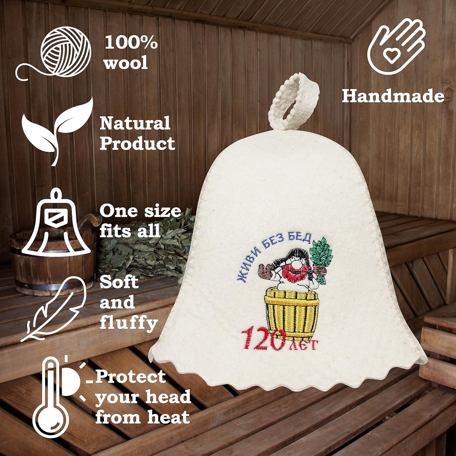 Live Without Troubles Sauna Hat Review